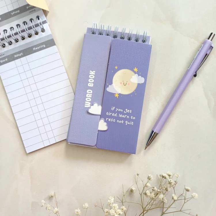 دفترچه لغت زبان انگلیسی ، دفترلغت فانتزی کیوت از برند پیتیکو