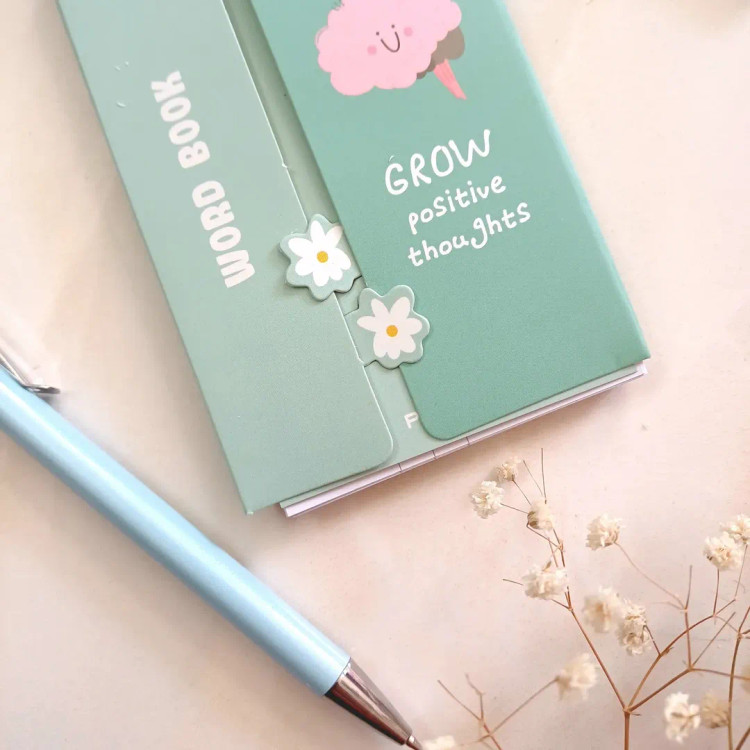 دفترلغت زبان انگلیسی ، دفتر لغات فانتزی کیوت از برند پیتیکو