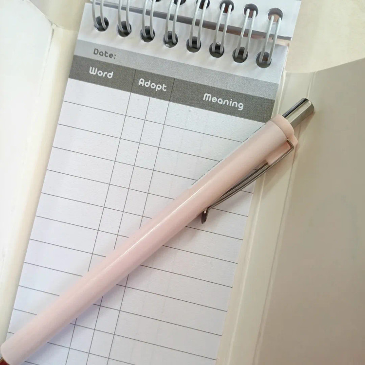 دفترچه لغت زبان انگلیسی ، دفتر لغات فانتزی کیوت از برند پیتیکو