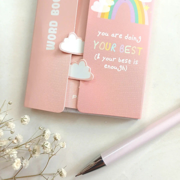 دفترچه لغت زبان انگلیسی ، دفتر لغات فانتزی کیوت از برند پیتیکو