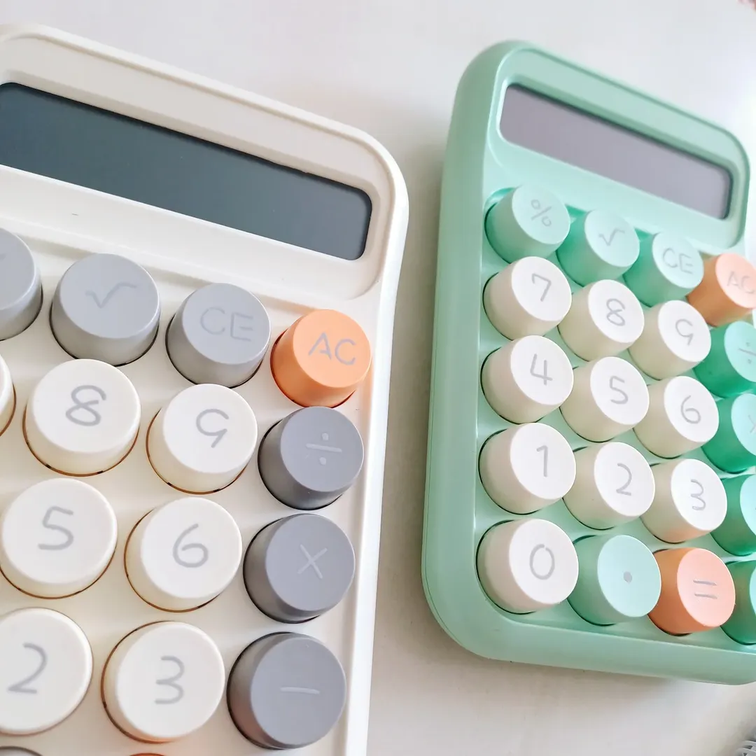 ماشین حساب دکمه رنگی دکمه کیبوردی برجسته مدل رانزون runzon