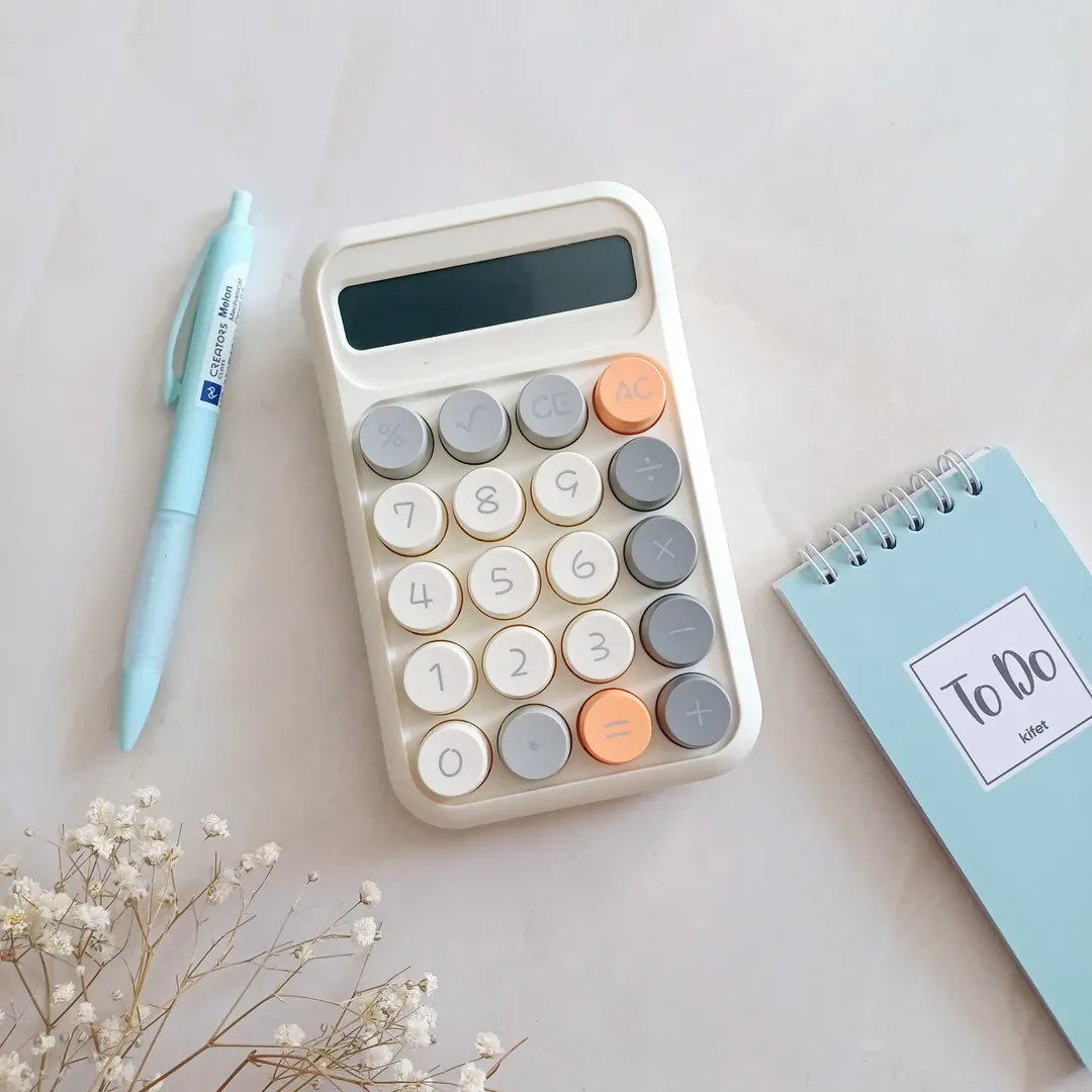 ماشین حساب دکمه رنگی دکمه کیبوردی برجسته مدل رانزون runzon