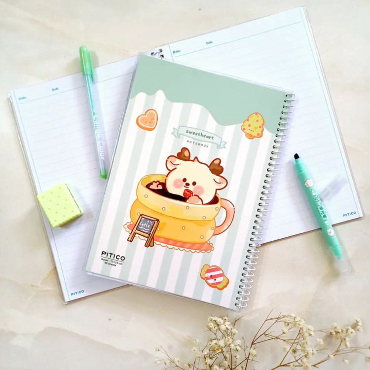 دفتر سیمی مجلد فانتزی