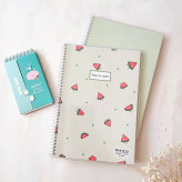 دفترزبان دوخط انگلیسی ۶۰ برگ فنردار مجلد از برند پیتیکو