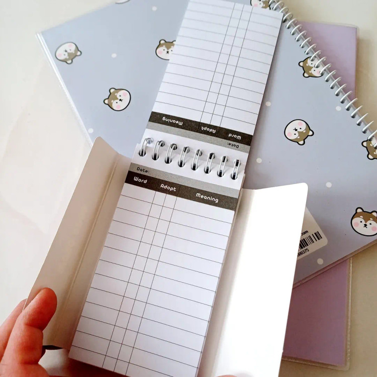 دفتر زبان انگلیسی ۶۰ برگ فنردار مجلد از برند پیتیکو