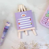 برگه یادداشت و نوتبوم چوبی پایه دار و استند و نگهدارنده موبایل و گوشی