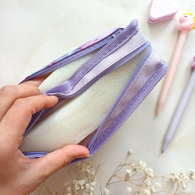 جامدادی دو زیپ مدل دختر نایس انیمه ، جامدادی دوزیپ دخترونه فانتزی برزنتی