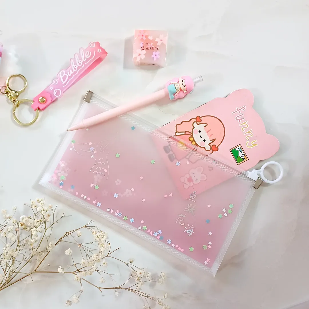 پوشه و کاور زیپ کیپ سایز ملخی b6 آکواریومی مدل پری دریایی جنس خشک محکم