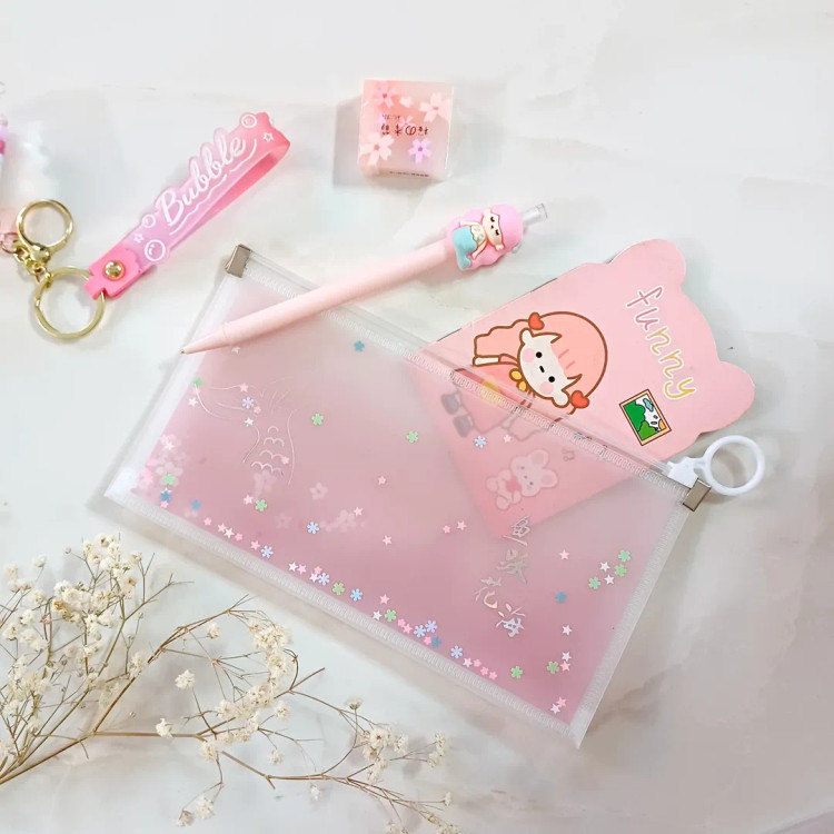 پوشه و کاور زیپ کیپ سایز ملخی b6 آکواریومی مدل پری دریایی جنس خشک محکم