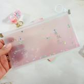 پوشه و کاور زیپ کیپ زیپدار سایز ملخی b6 آکواریومی مدل پری دریایی جنس خشک محکم