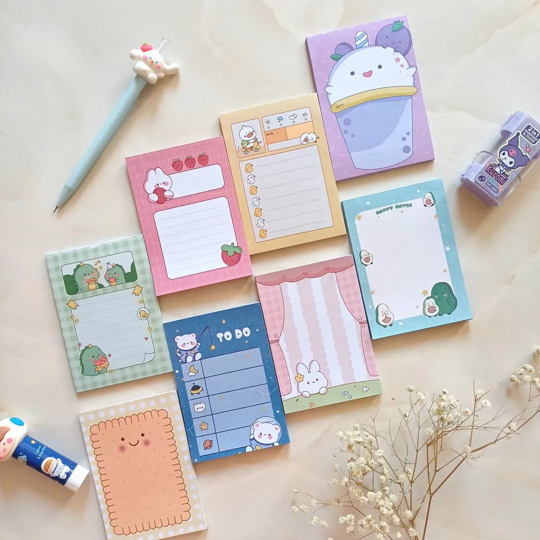 برگه یادداشت فانتزی کیوت ، استیک نوت پد