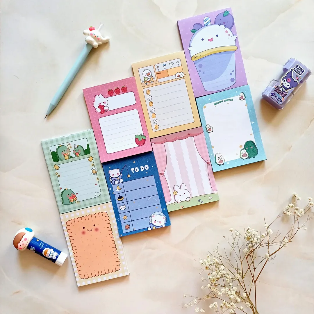 برگه یادداشت فانتزی کیوت ، استیک نوت پد