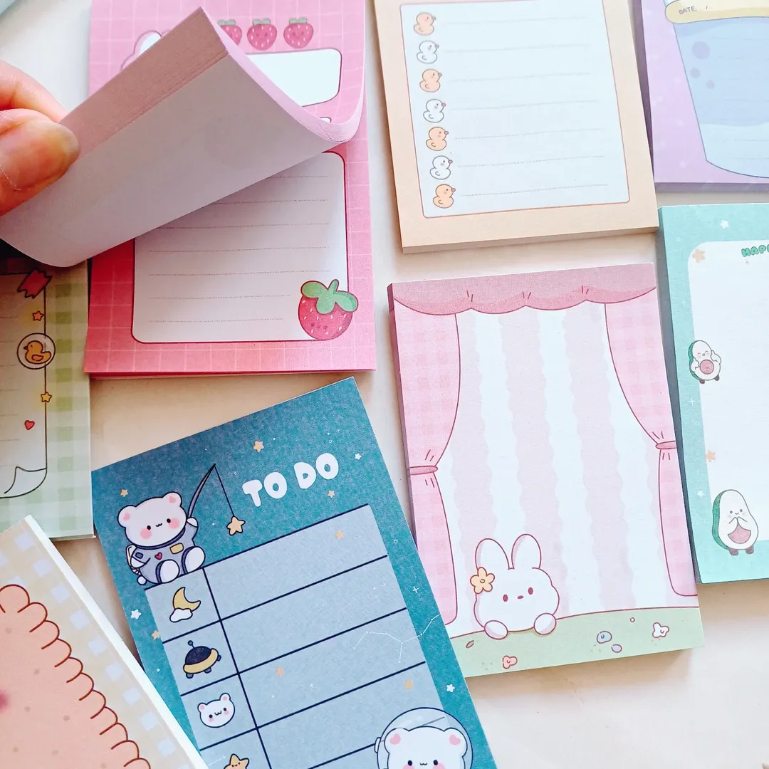 برگه یادداشت فانتزی کیوت ، استیک نوت پد