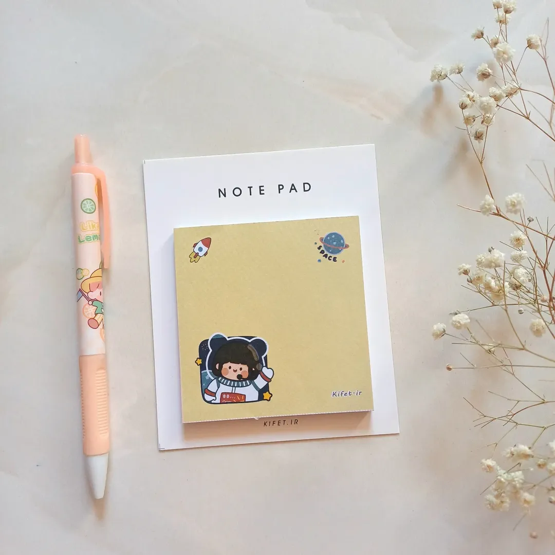 برگه یادداشت و نوت پد فانتزی استیک نوت کیوت از برند کیفت