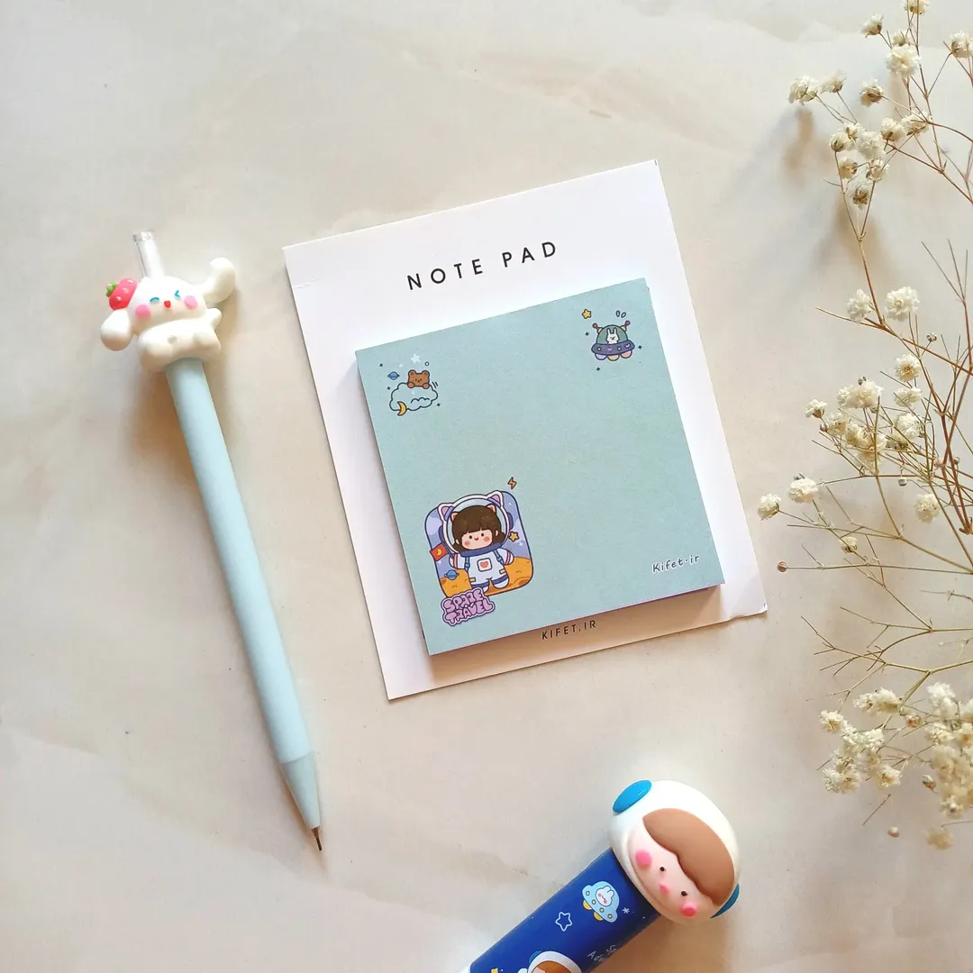 برگه یادداشت و نوت پد فانتزی استیک نوت کیوت از برند کیفت