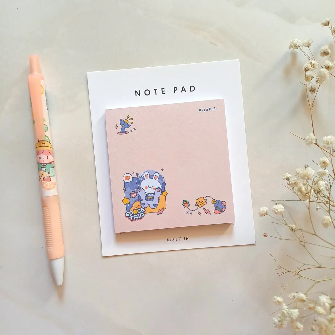 برگه یادداشت و نوت پد فانتزی استیک نوت کیوت از برند کیفت