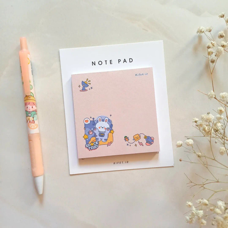 برگه یادداشت و نوت پد فانتزی استیک نوت کیوت از برند کیفت