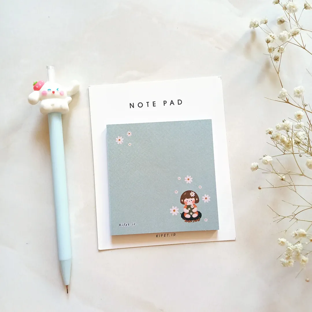برگه یادداشت و نوت پد فانتزی استیک نوت کیوت از برند کیفت