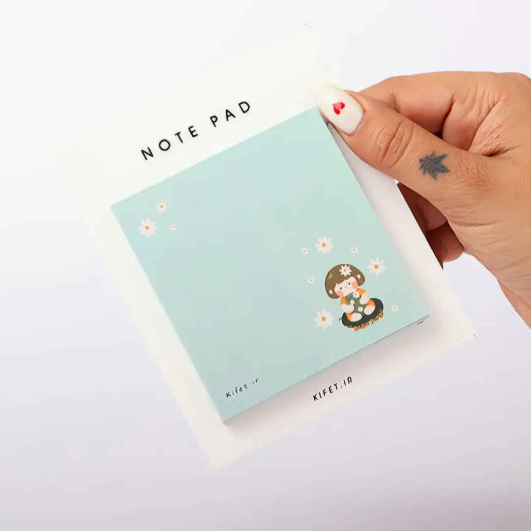 برگه یادداشت و نوت پد فانتزی استیک نوت کیوت از برند کیفت