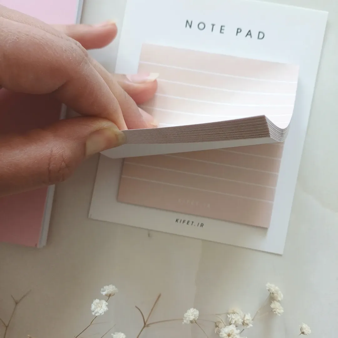 دفتر جزوه نویسی دانشجویی پاستلی فنر از بالا مدل پنتون 60 برگ از برند کیفت kifet