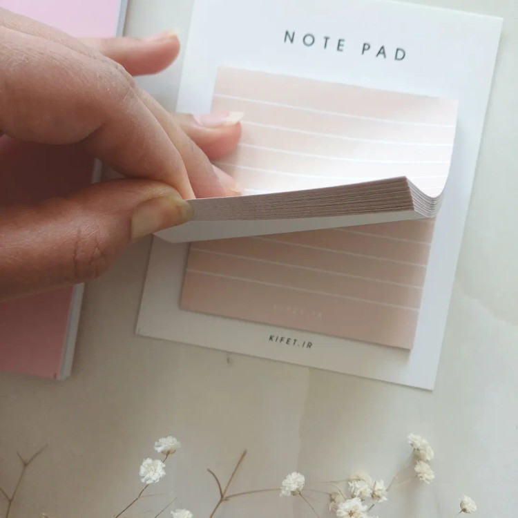 دفتر جزوه نویسی دانشجویی پاستلی فنر از بالا مدل پنتون 60 برگ از برند کیفت kifet