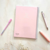 دفتر مشق ساده مجلد خطدار پاستلی 80 برگ از برند پیتیکو