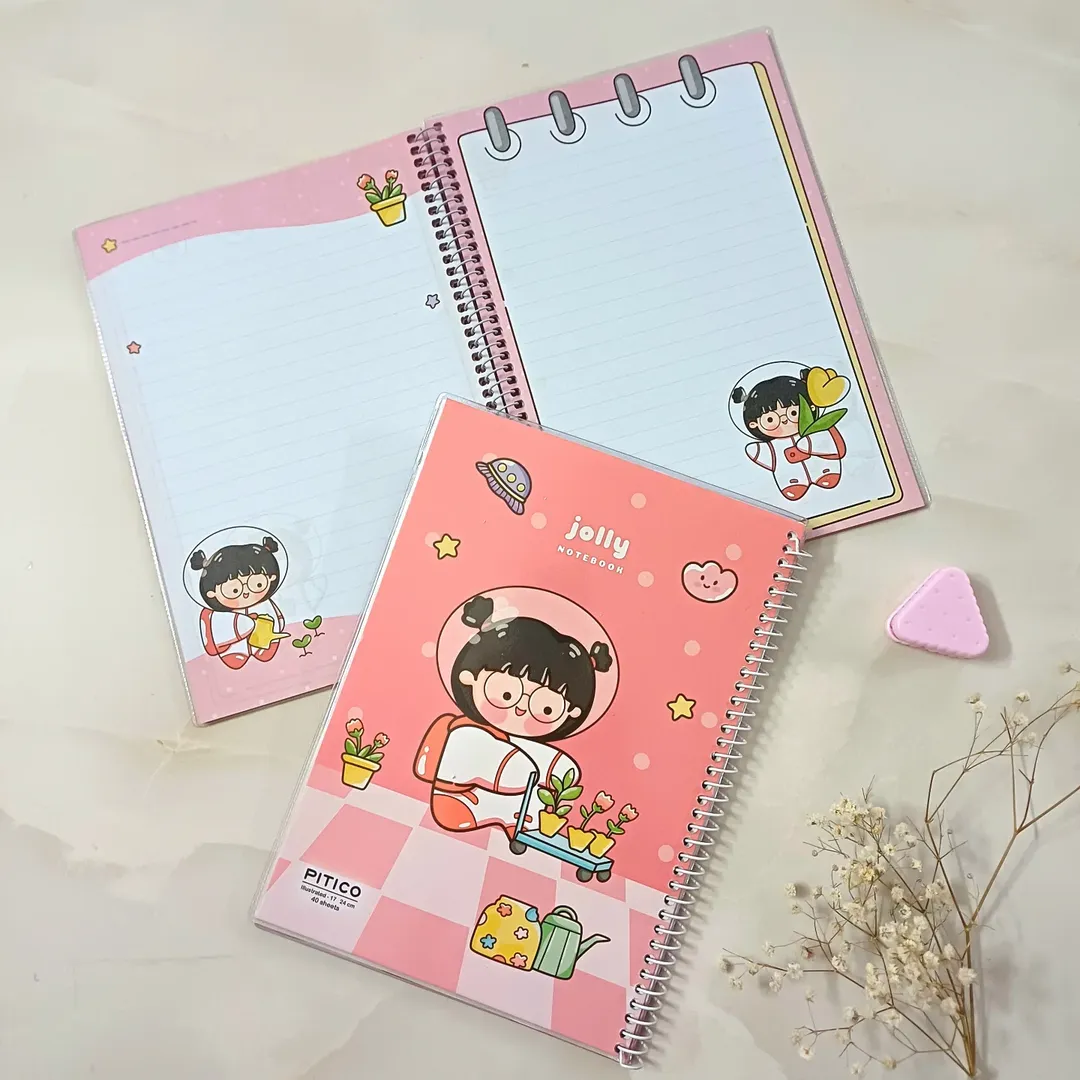 دفتر مشق خطدار خط دار 40 برگ فانتزی حاشیه رنگی