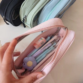 جامدادی نیمه طلقی پاستیلی جامدادی دانشجویی سایز بزرگ از برند کیفت kifet