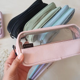 جامدادی نیمه طلقی پاستلی جامدادی دانشجویی سایز بزرگ از برند کیفت kifet