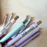 اتود فلزی پاستلی شاین دار گیره فلزی ، مداد فشاری مکانیکی دانشجویی پاستیلی