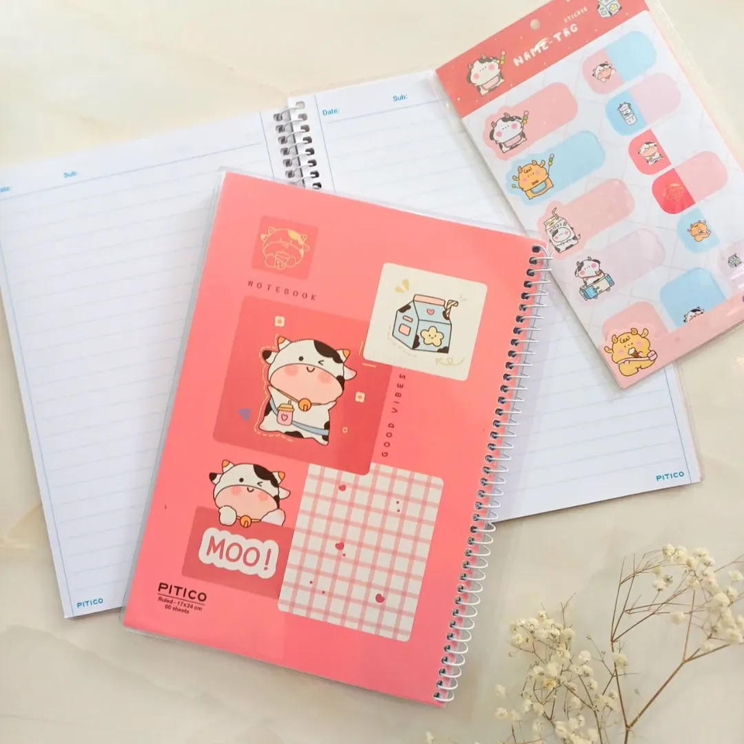 دفتر مجلد کیوت 60 برگ