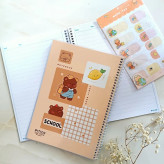 دفتر مشق خط دار مجلد فانتزی مدل فانتزی 60برگ از برند پیتیکو دفتر سیمی کیوت