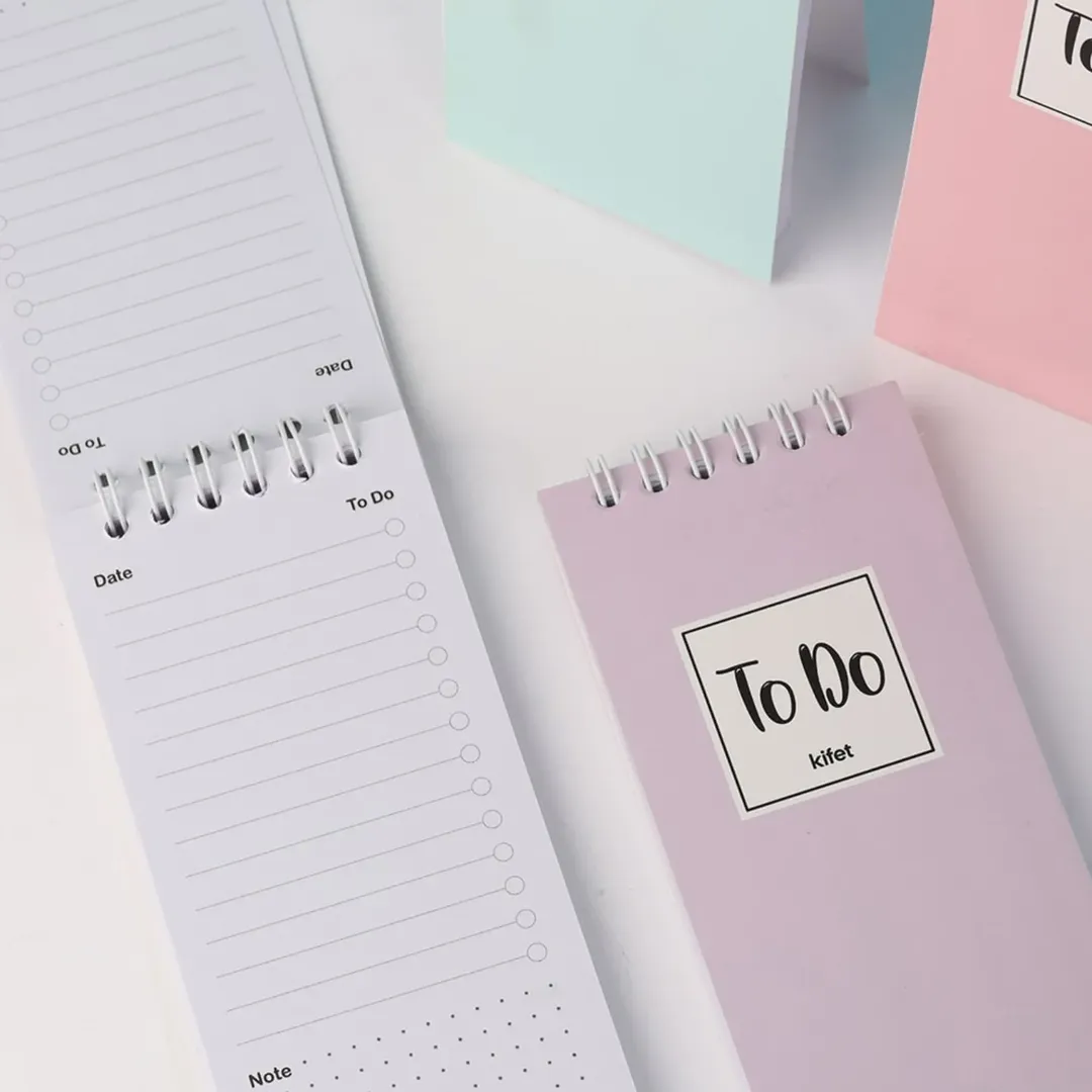 دفترچه یادداشت و تودولیست پاستیلی  از برند کیفت kifet