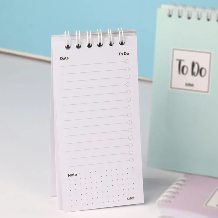 دفترچه یادداشت و تودولیست پاستلی از برند کیفت kifet