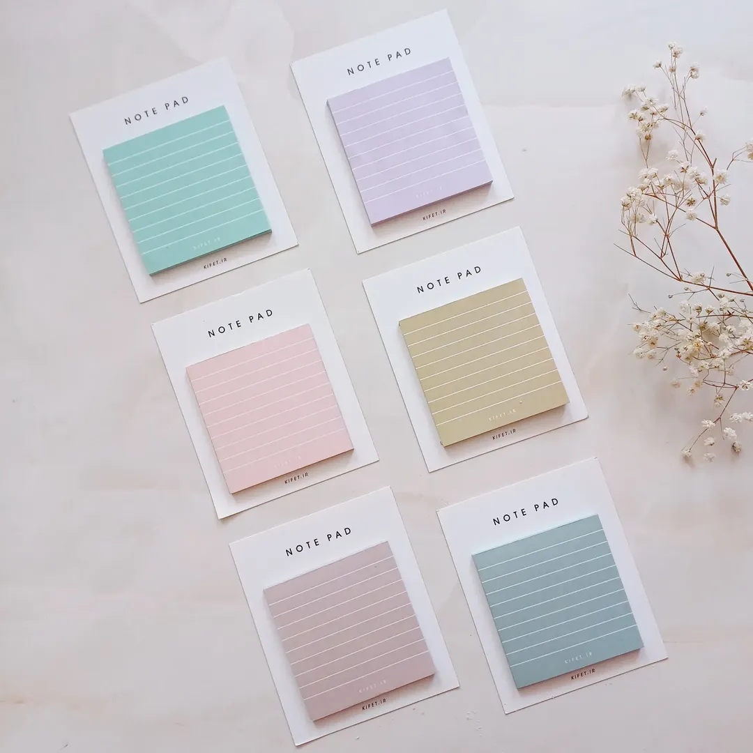 استیک نوت خط دار پاستلی  نود از برند کیفت