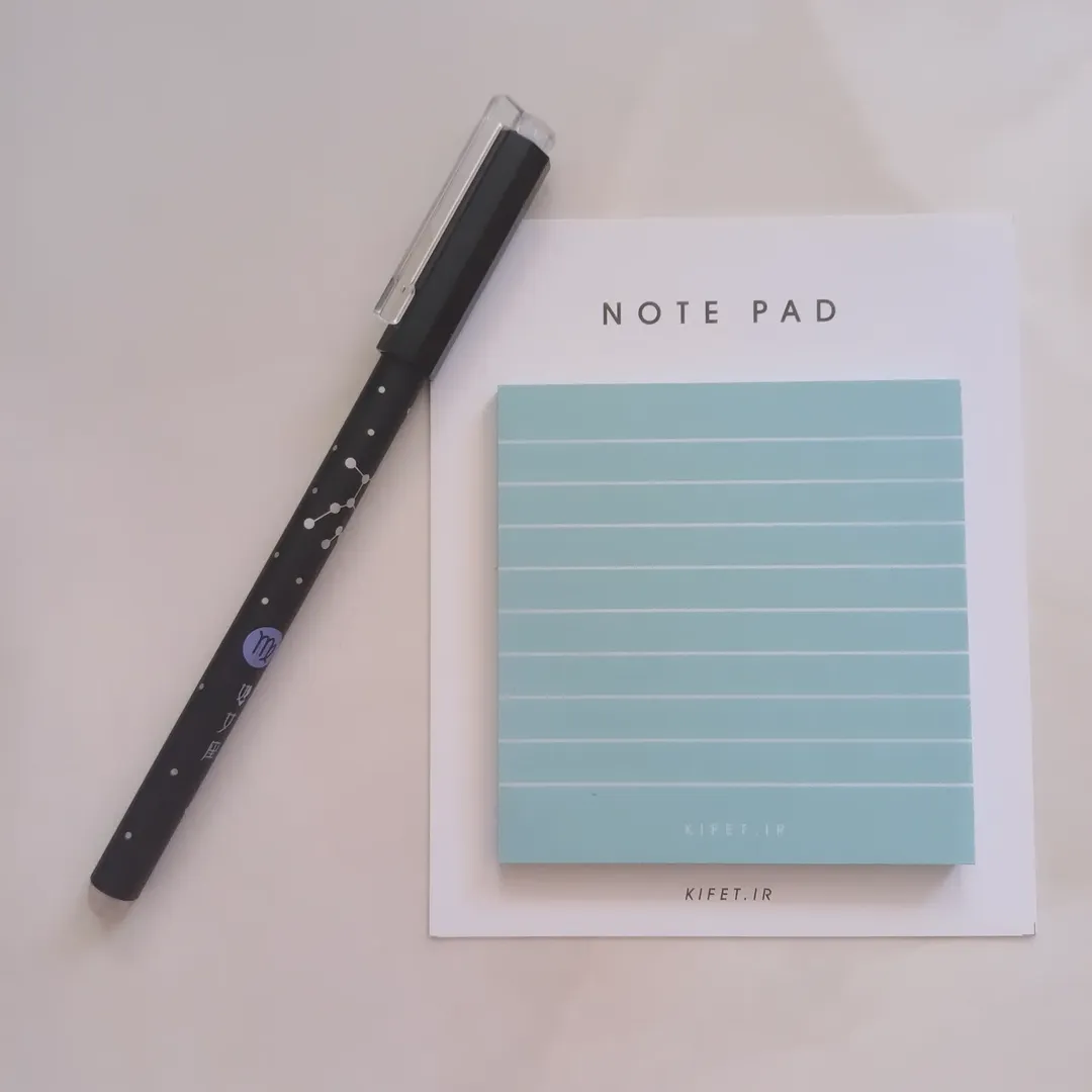 نوت پد خط دار پاستلی  نود از برند کیفت