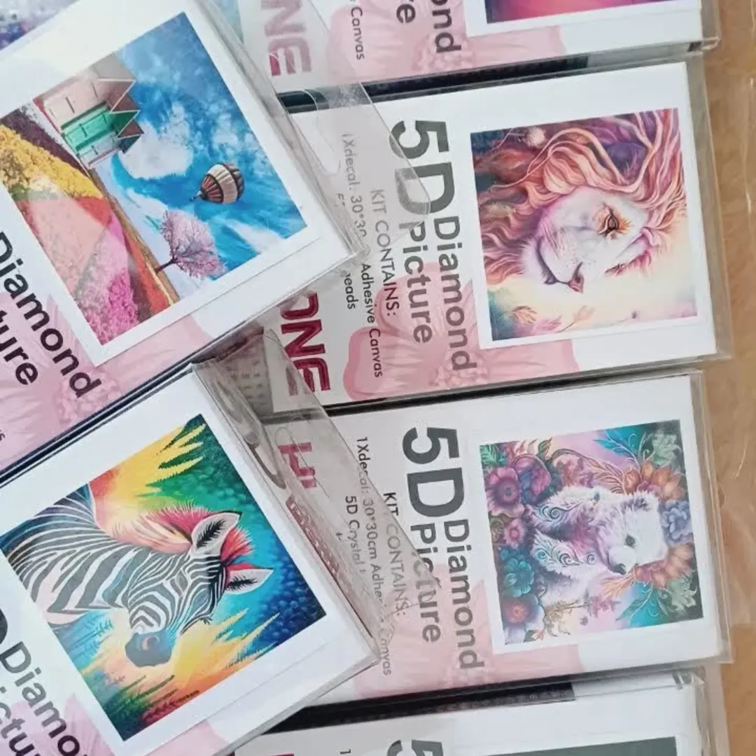 نقاشی الماسی سفره ای و رولی بزرگسالان ، نقاشی نگینی بزرگسال 30 در 40 سانت