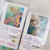 نقاشی الماسی سفره ای و رولی بزرگسالان ، نقاشی نگینی بزرگسال 30 در 40 سانت