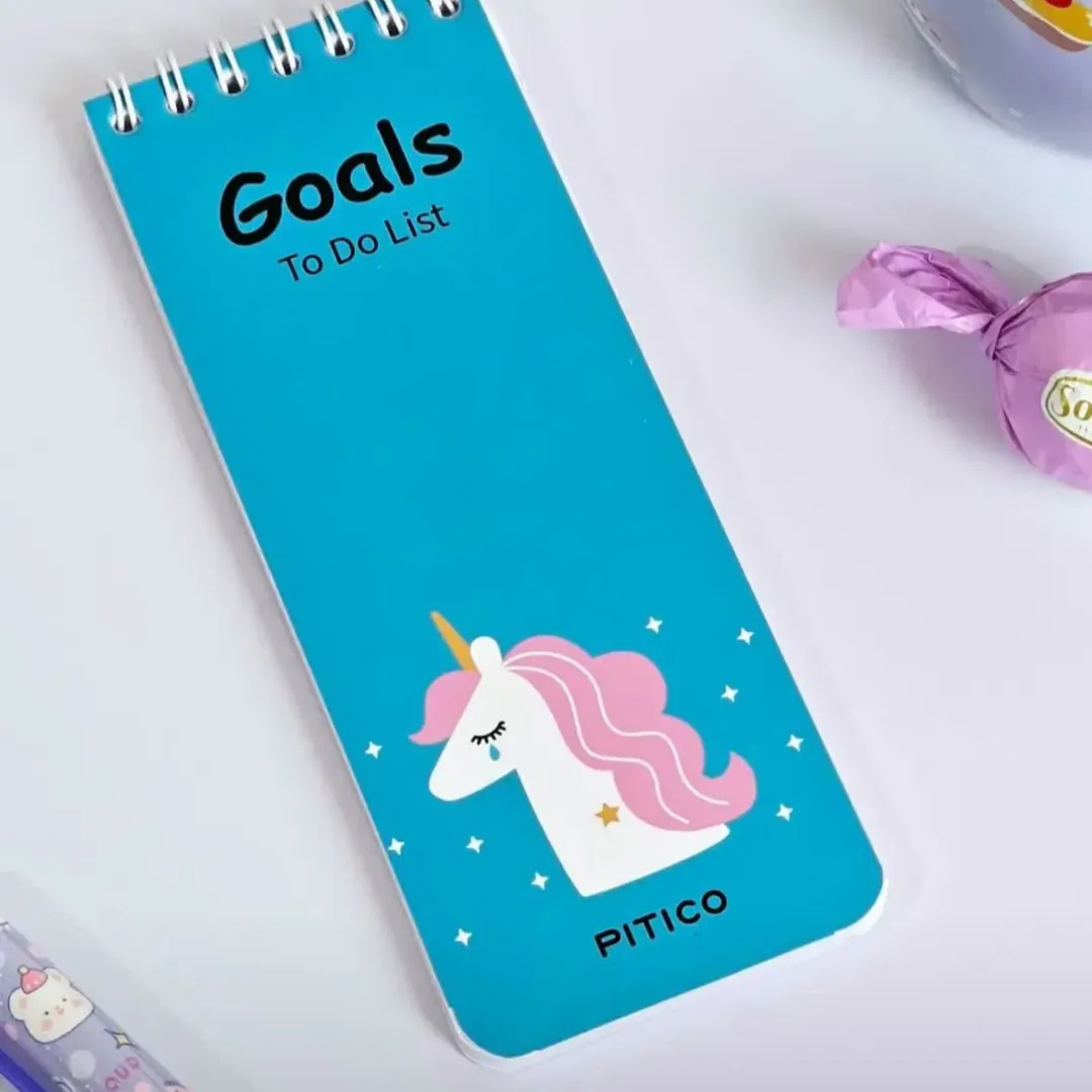 دفترچه یادداشت تودولیست طرح فانتزی کیوت دختر و یونیکورن از برند پیتیکو