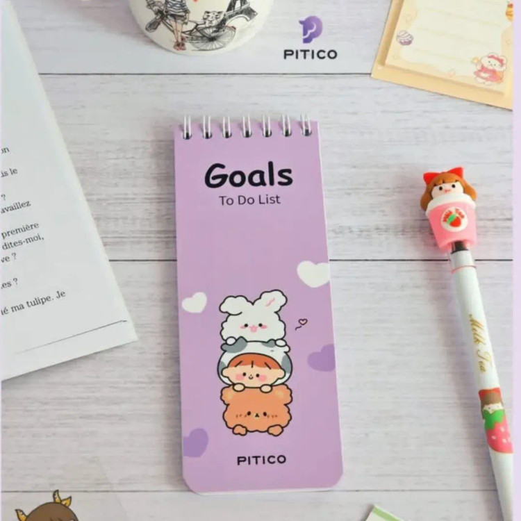 دفترچه یادداشت تودولیست مدل فانتزی دختر و یونیکورن از برند پیتیکو