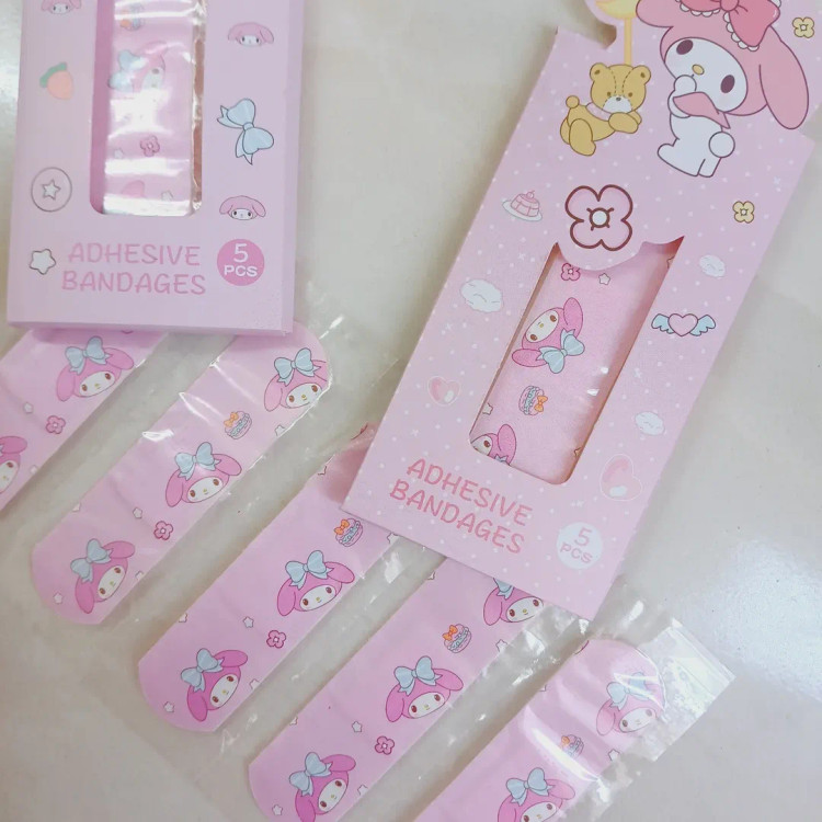 چسب زخم فانتزی ۵ تایی مدل ملودی جعبه دار