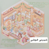 استیکر سه بعدی فانتزی ، استیکر 3 بعدی چیدمان اتاق پنس دار