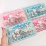 ست رسم پرگار خط کش گونیا نقاله مدل فانتزی دختر و پسر ، ست ریاضی