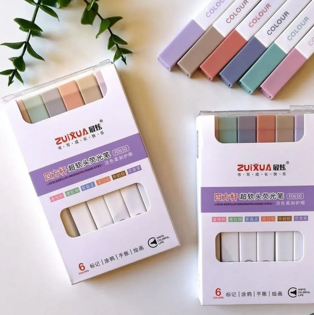 هایلایتر مکعبی پاستلی 5 عددی زویکسو