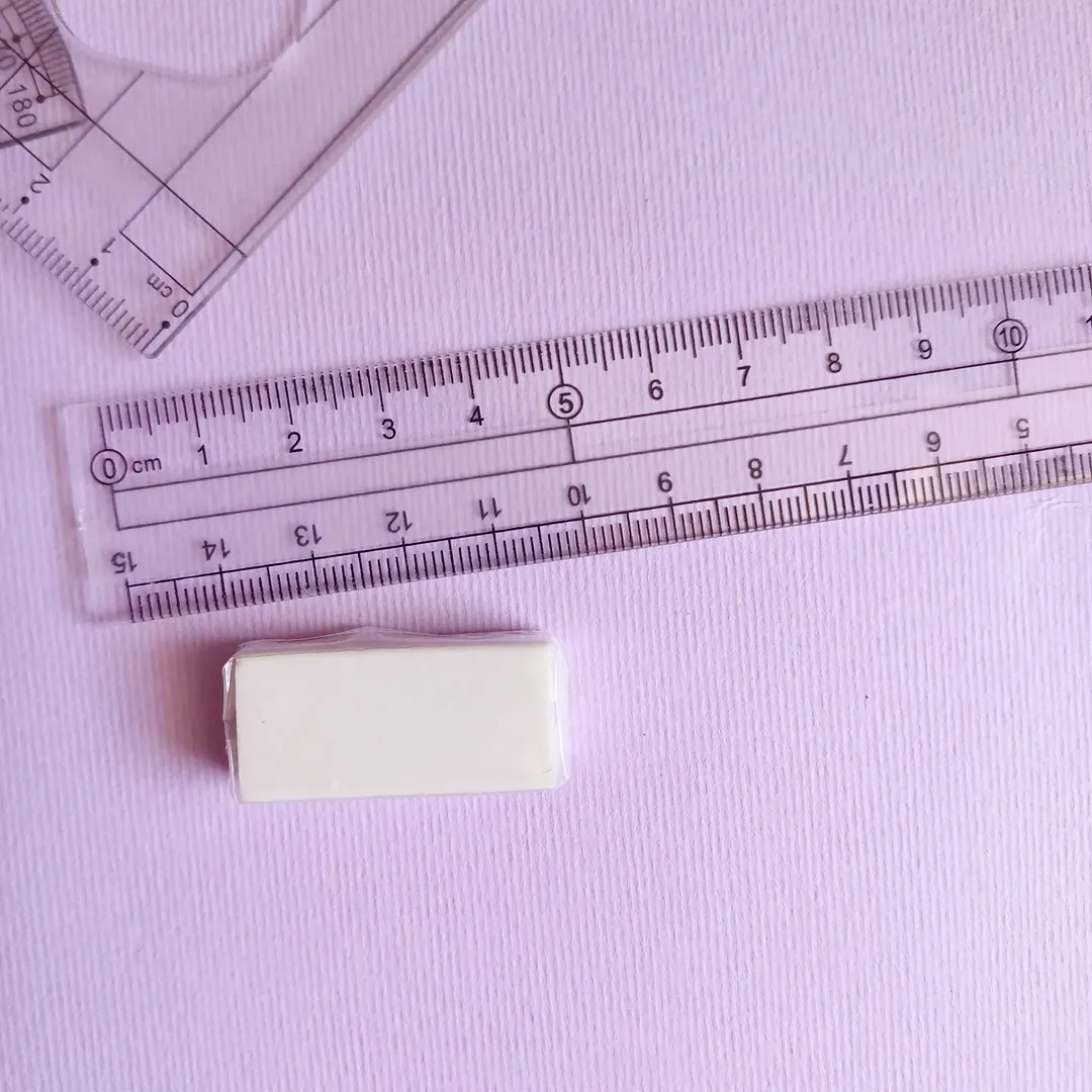 ست خط کش گونیا نقاله و پاکن