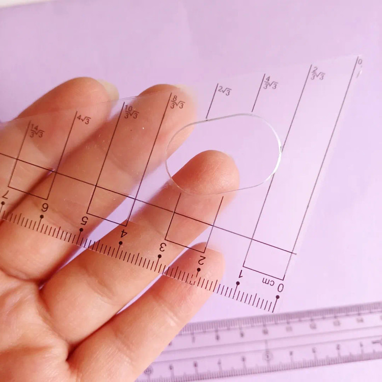 ست خط کش گونیا نقاله و پاکن