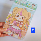 نقاشی الماسی مدل دختر انیمه فانتزی دخترونه