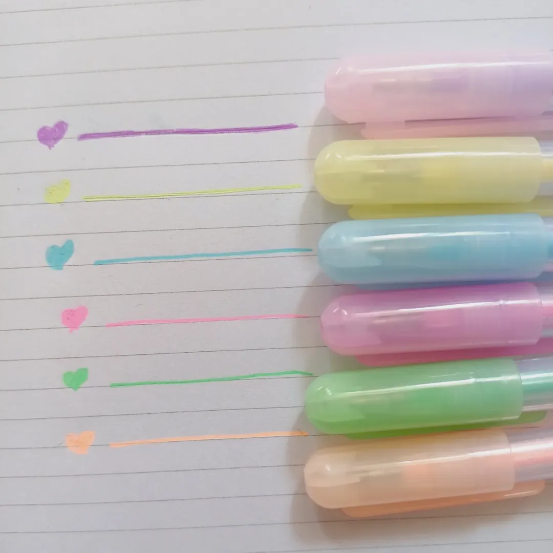 خودکار ۶رنگ پاستلی از برند جیاندان jiandan