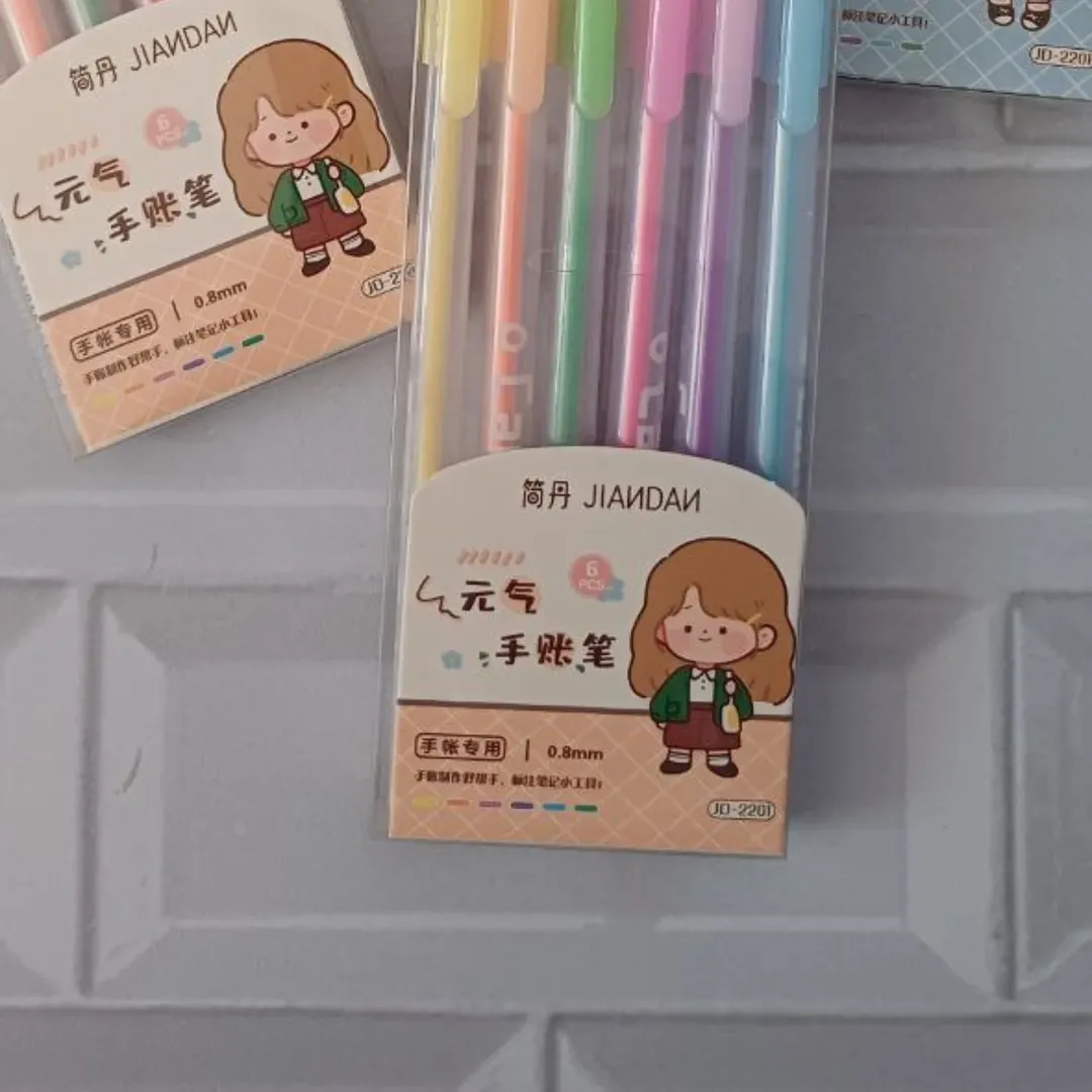 خودکار ۶ عدی پاستیلی از برند جیاندان jiandan