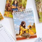 دفترچه یادداشت و تودولیست طرح دخترجنگل todo todolist